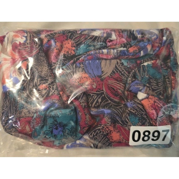 Vintage Vandemere Multicolor Floral Silky Satin‎ Nightgown Medium EXCELLENT - Picture 7 of 7